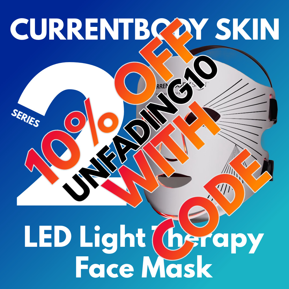 CurrentBody LED Mask Series 2 Black Friday 20% OFF CODE – Unfading Beauty